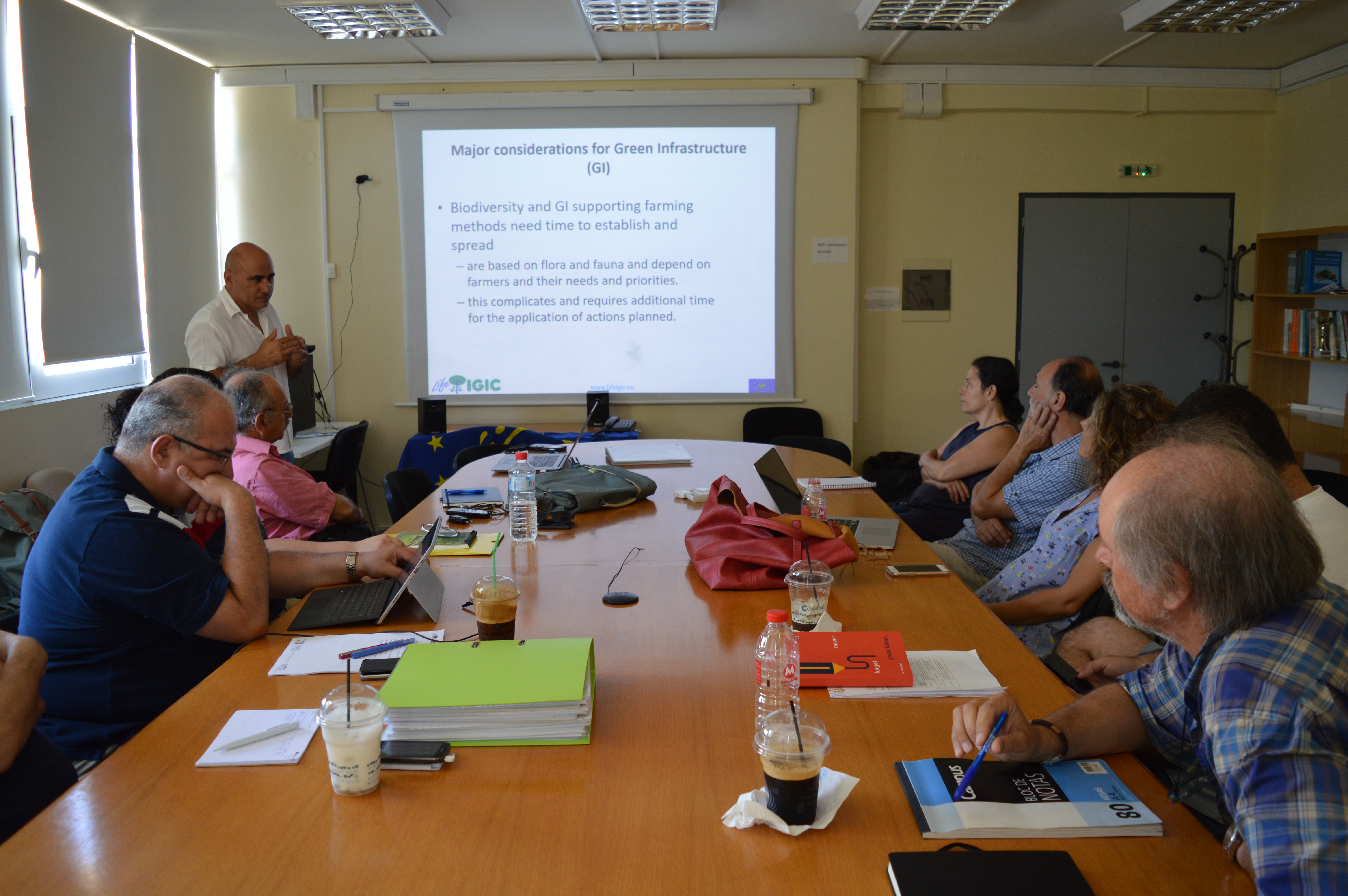 Meeting of the LIFE IGIC project team with the LIFE External Monitoring Team