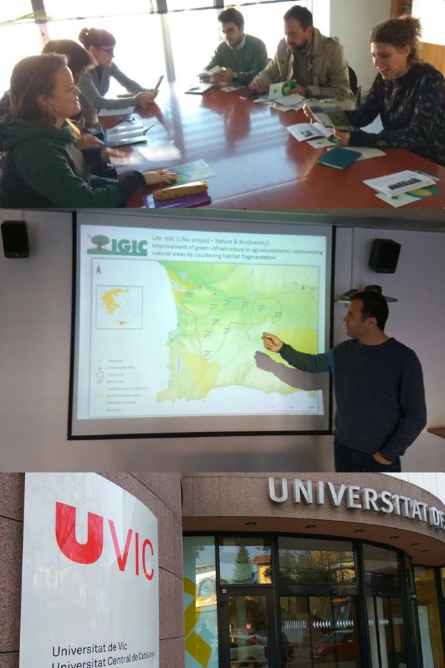 Παρουσίαση του έργου Life IGIC στο Universitat Central de Catalunya